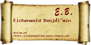 Eichenwald Benjámin névjegykártya